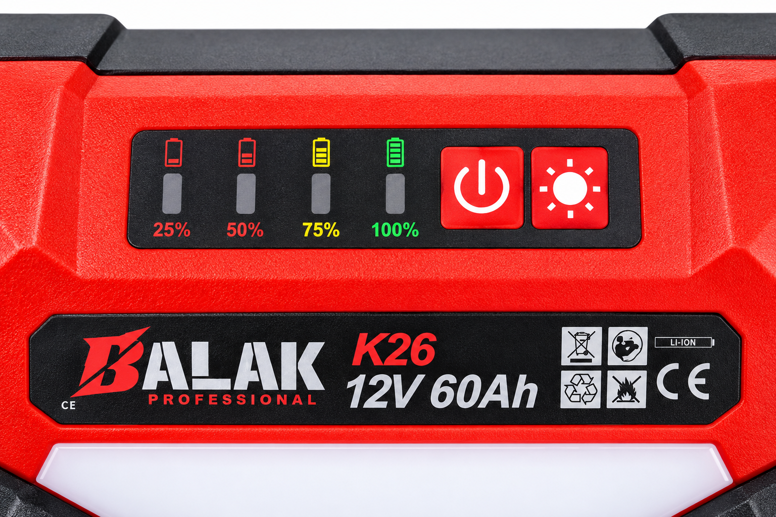 BALAK | Μπαταρία Πλάτης για Ελαιοραβδιστικά K26 12V 60A Li-ion