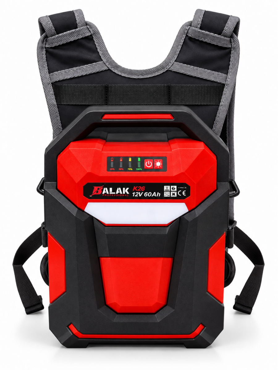 BALAK | Μπαταρία Πλάτης για Ελαιοραβδιστικά K26 12V 60A Li-ion
