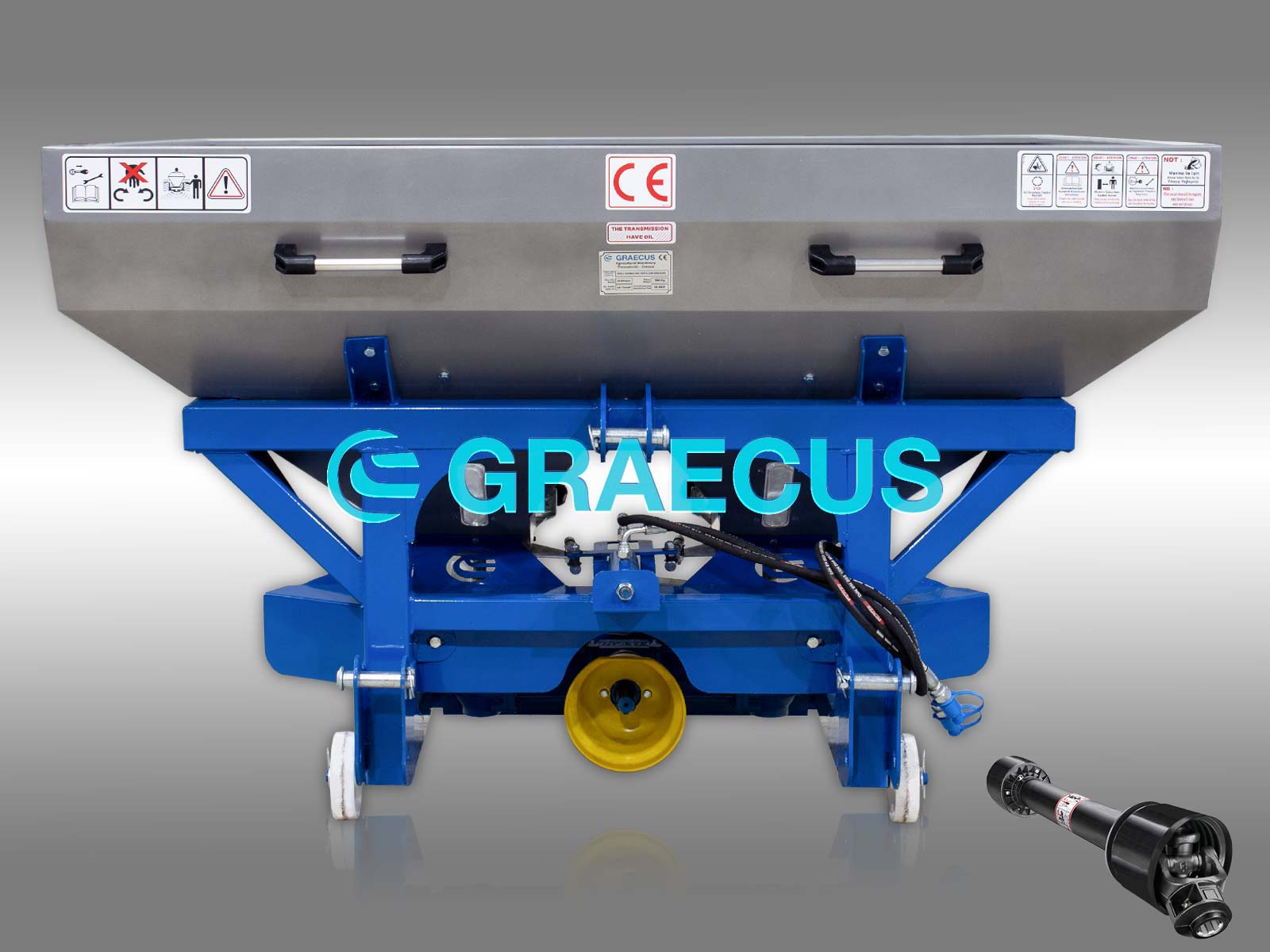 2L800H | Graecus | Λιπασματοδιανομέας με διπλή φτερωτή 