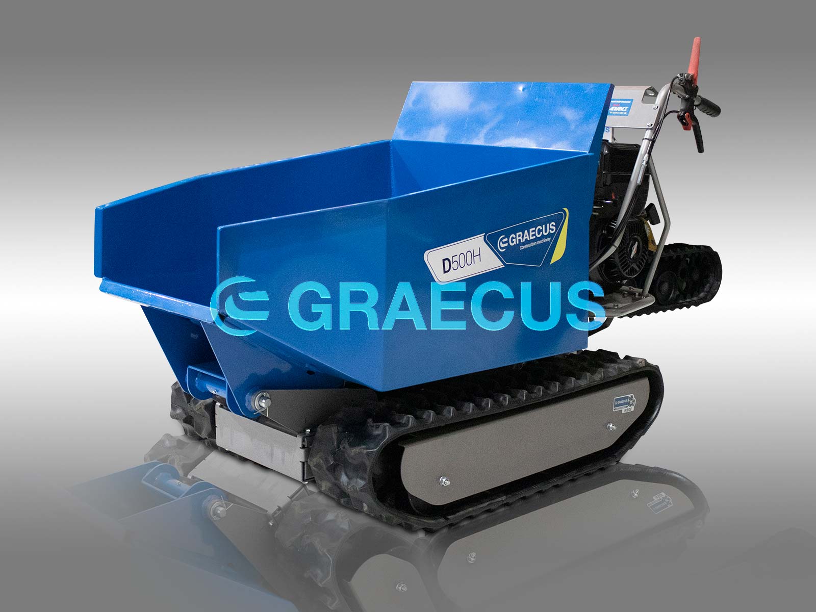 D500H | Graecus | Ντάμπερ ερπυστριοφόρο με υδραυλική ανατροπή 