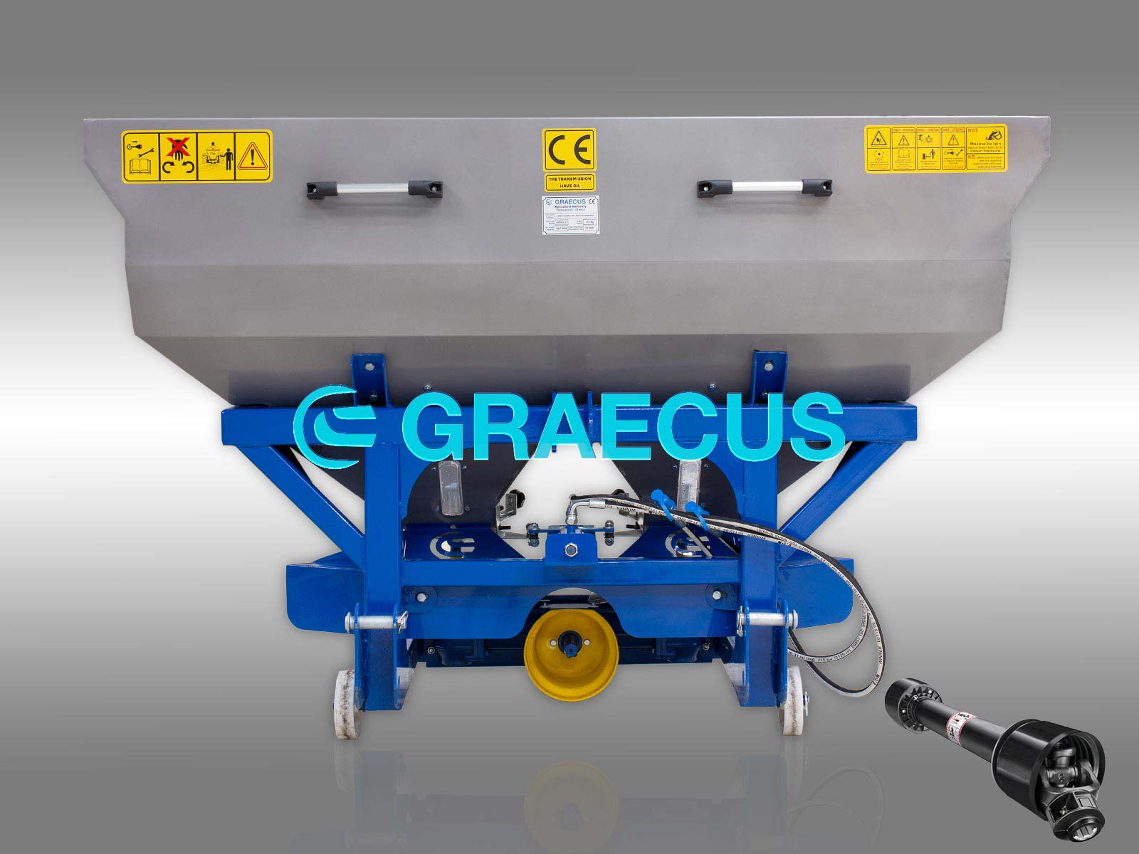 2L1200H | Graecus | Λιπασματοδιανομέας υδραυλικός με διπλή φτερωτή 