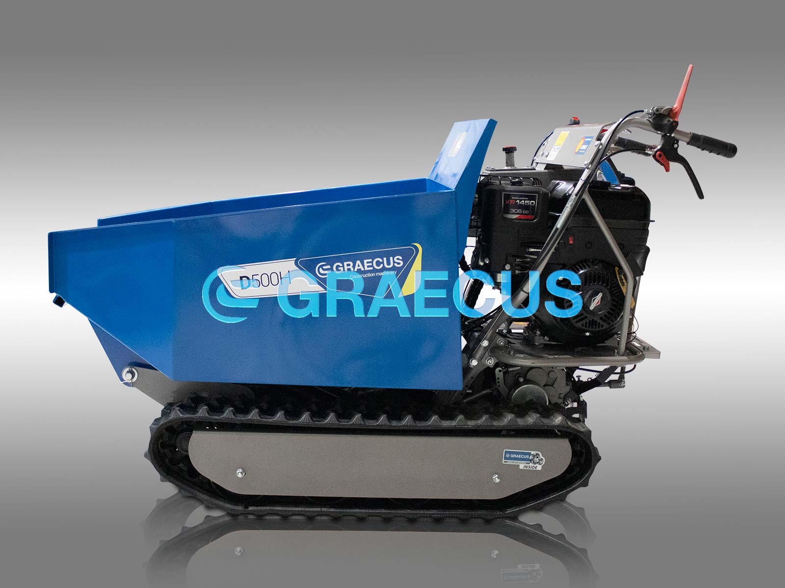 D500H | Graecus | Ντάμπερ ερπυστριοφόρο με υδραυλική ανατροπή 
