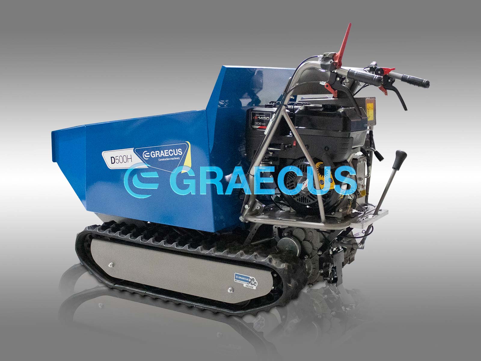 D500H | Graecus | Ντάμπερ ερπυστριοφόρο με υδραυλική ανατροπή 