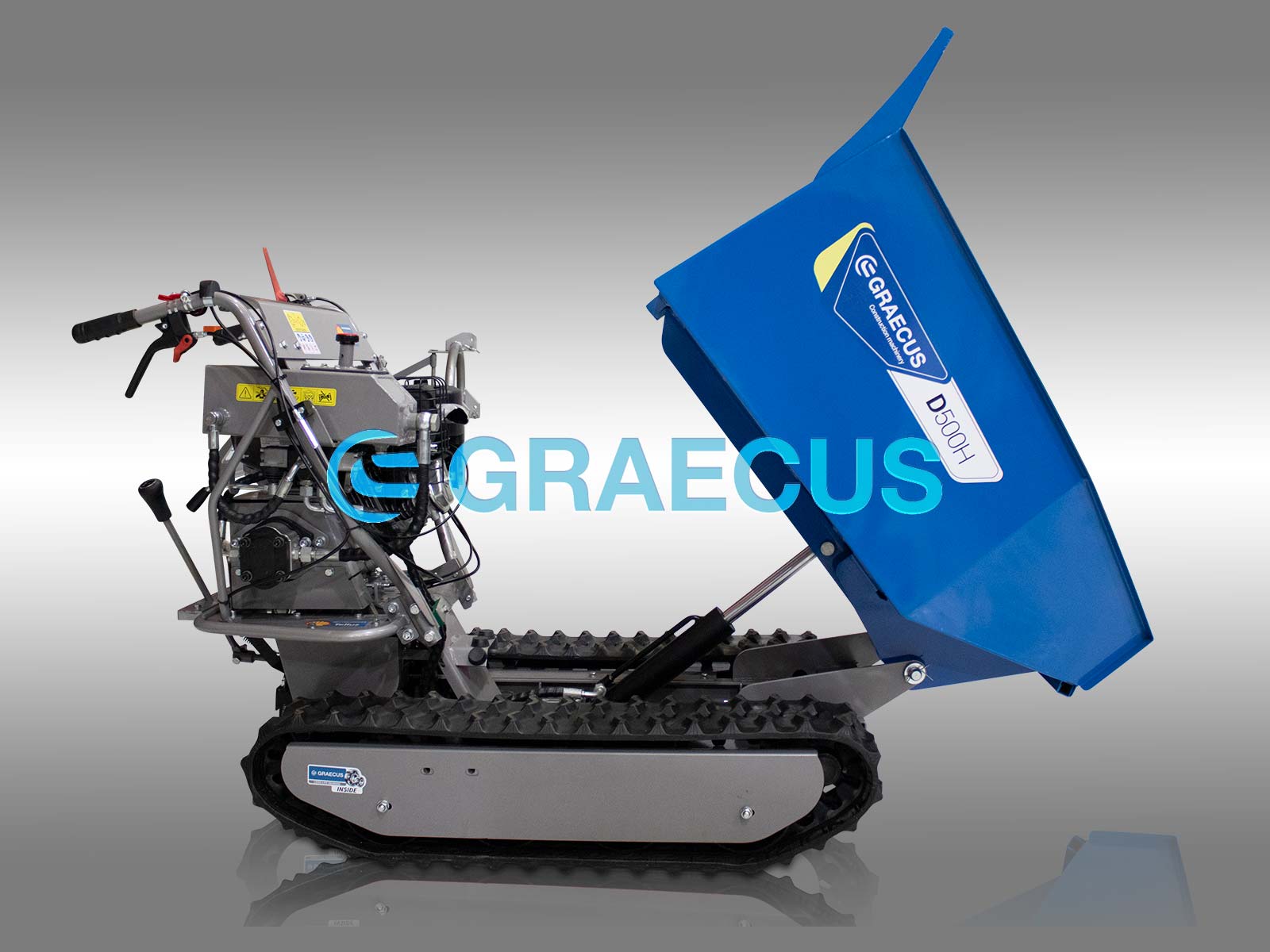 D500H | Graecus | Ντάμπερ ερπυστριοφόρο με υδραυλική ανατροπή 