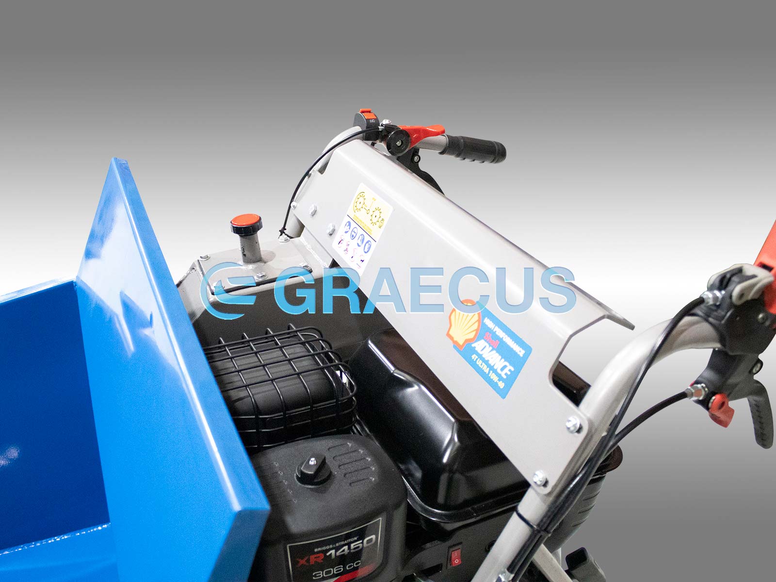 D500H | Graecus | Ντάμπερ ερπυστριοφόρο με υδραυλική ανατροπή 