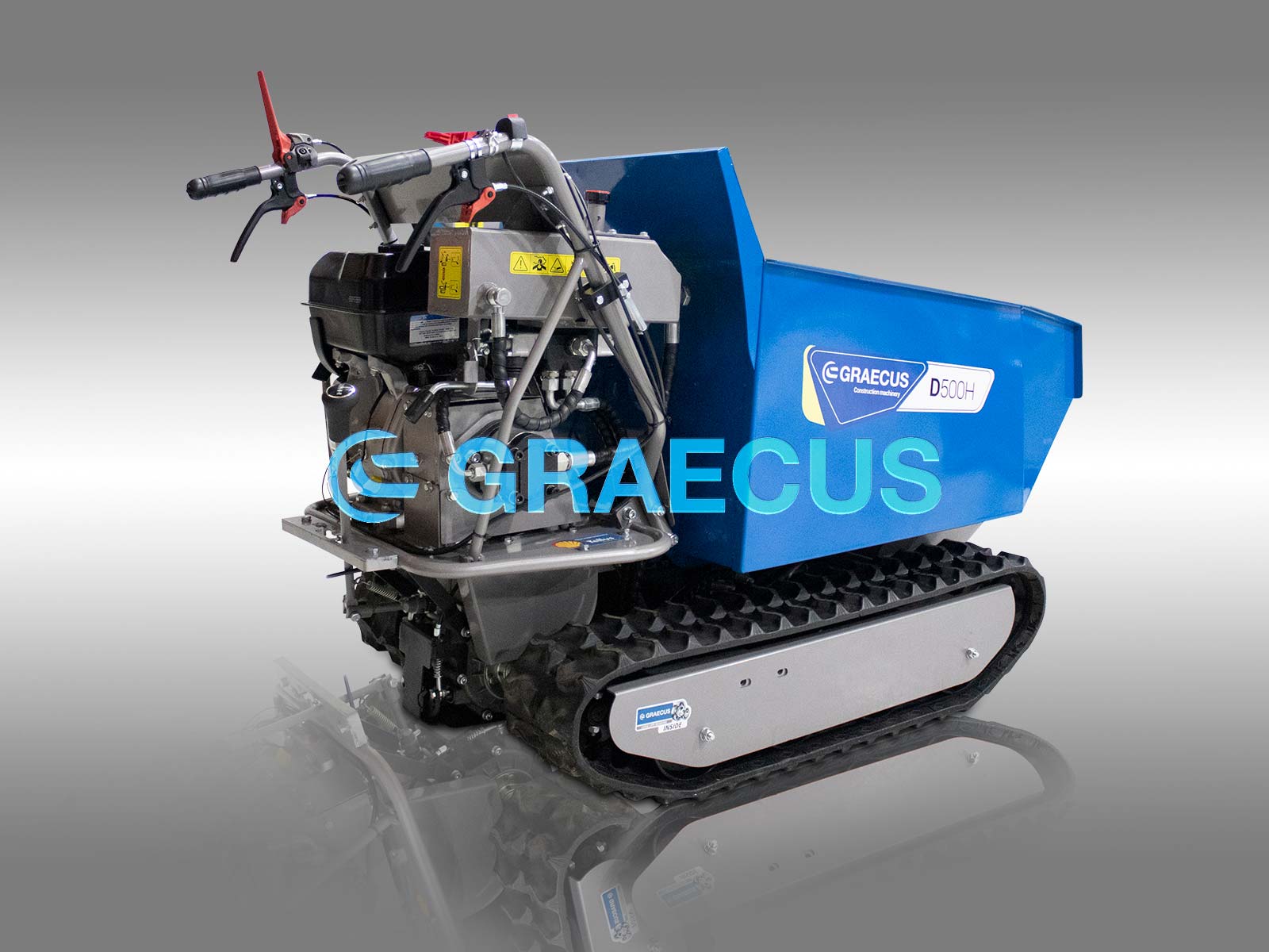 D500H | Graecus | Ντάμπερ ερπυστριοφόρο με υδραυλική ανατροπή 