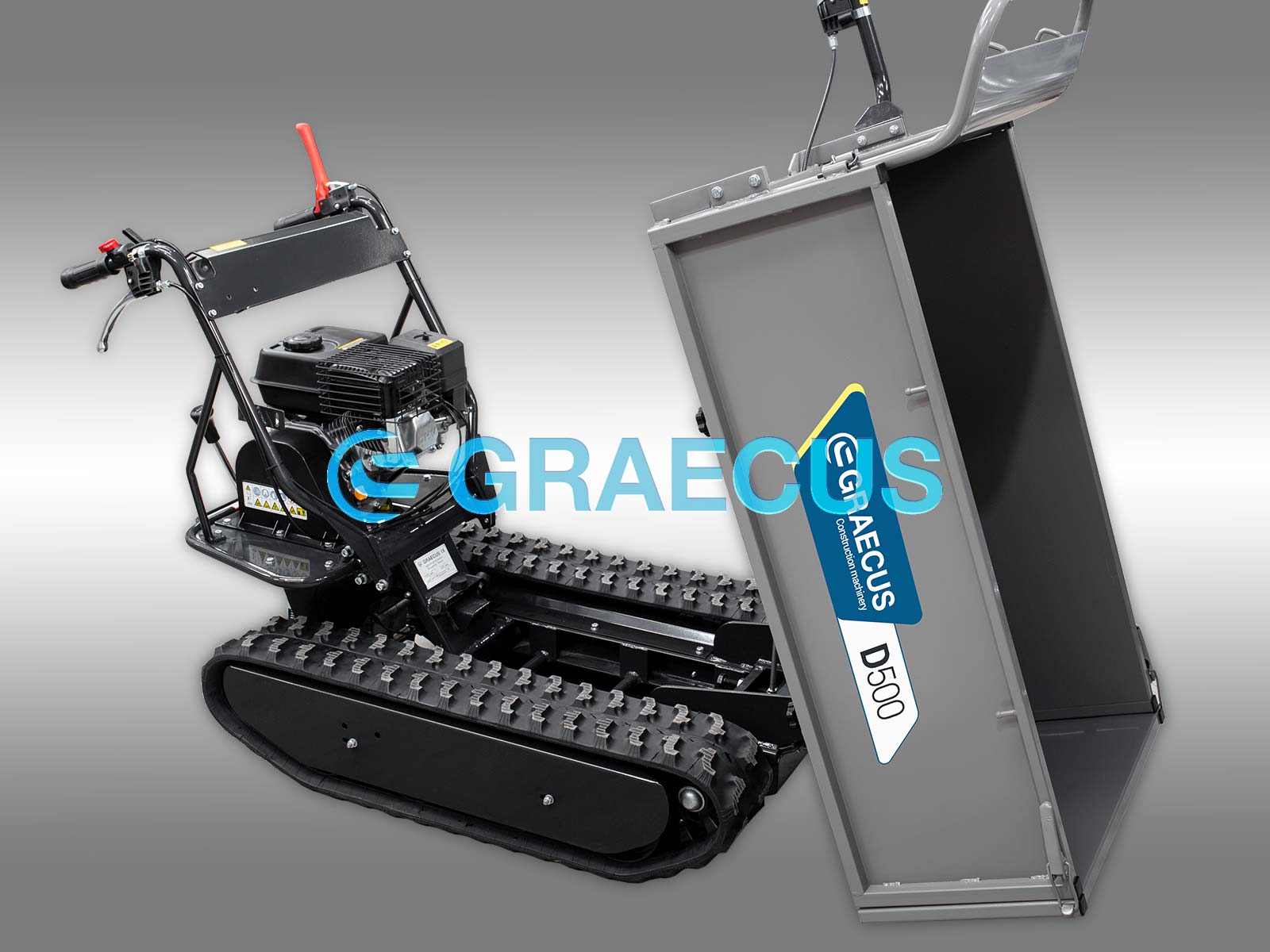 D500 | Graecus | Νταμπερ ερπυστριοφόρο με μηχανική ανατροπή 