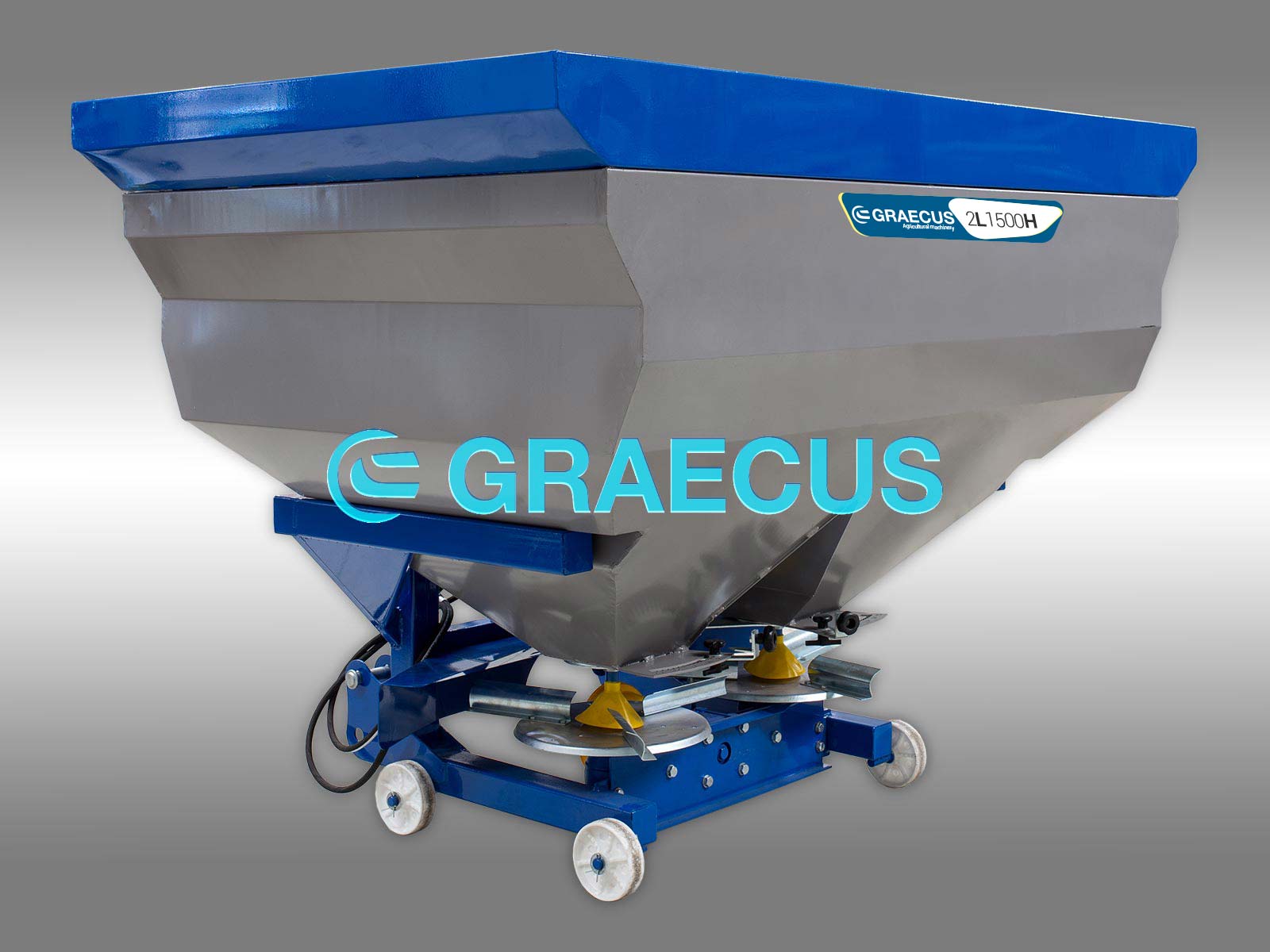 2L1500H | Graecus | Λιπασματοδιανομέας υδραυλικός με διπλή φτερωτή 