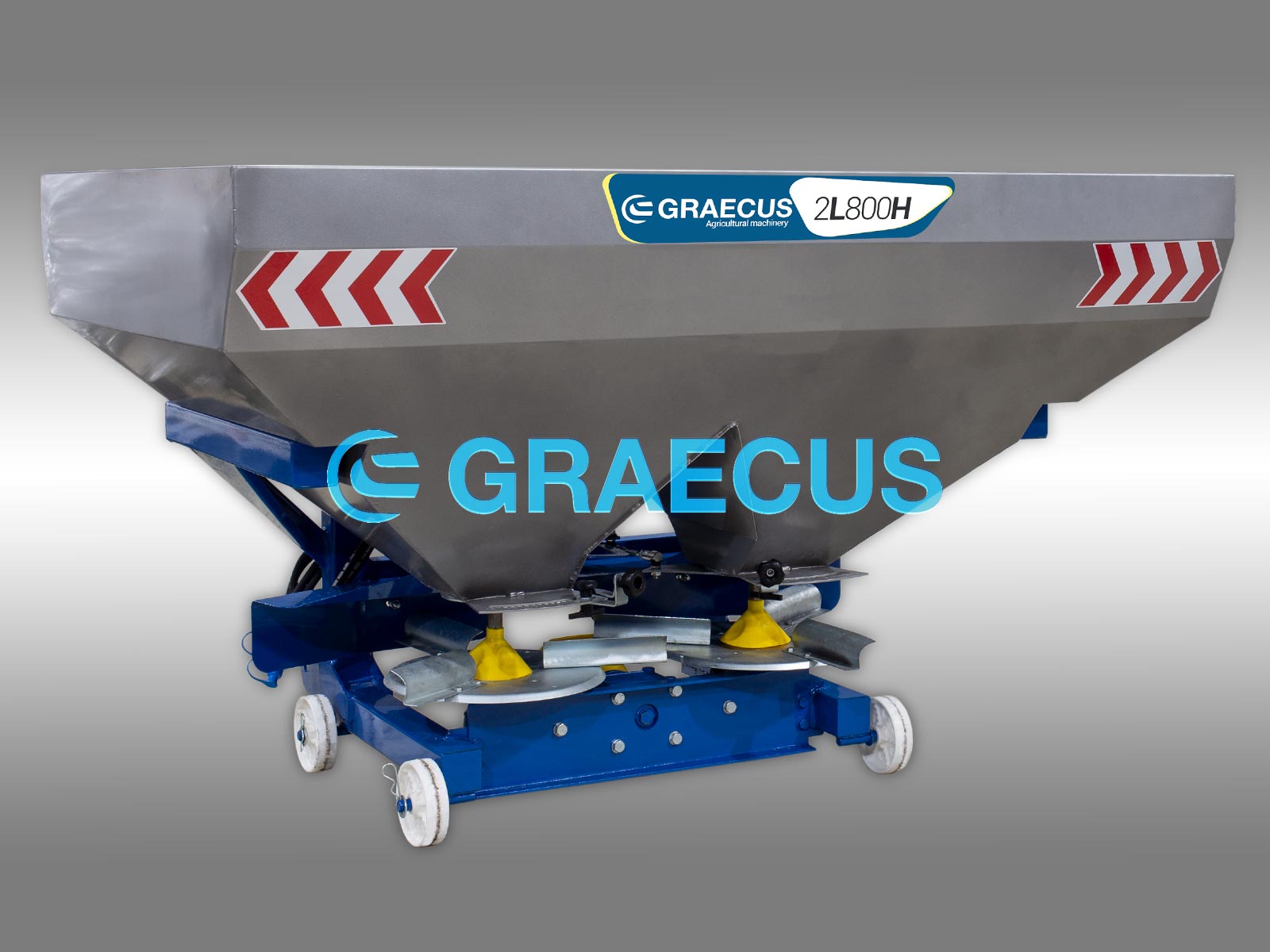 2L800H | Graecus | Λιπασματοδιανομέας με διπλή φτερωτή 