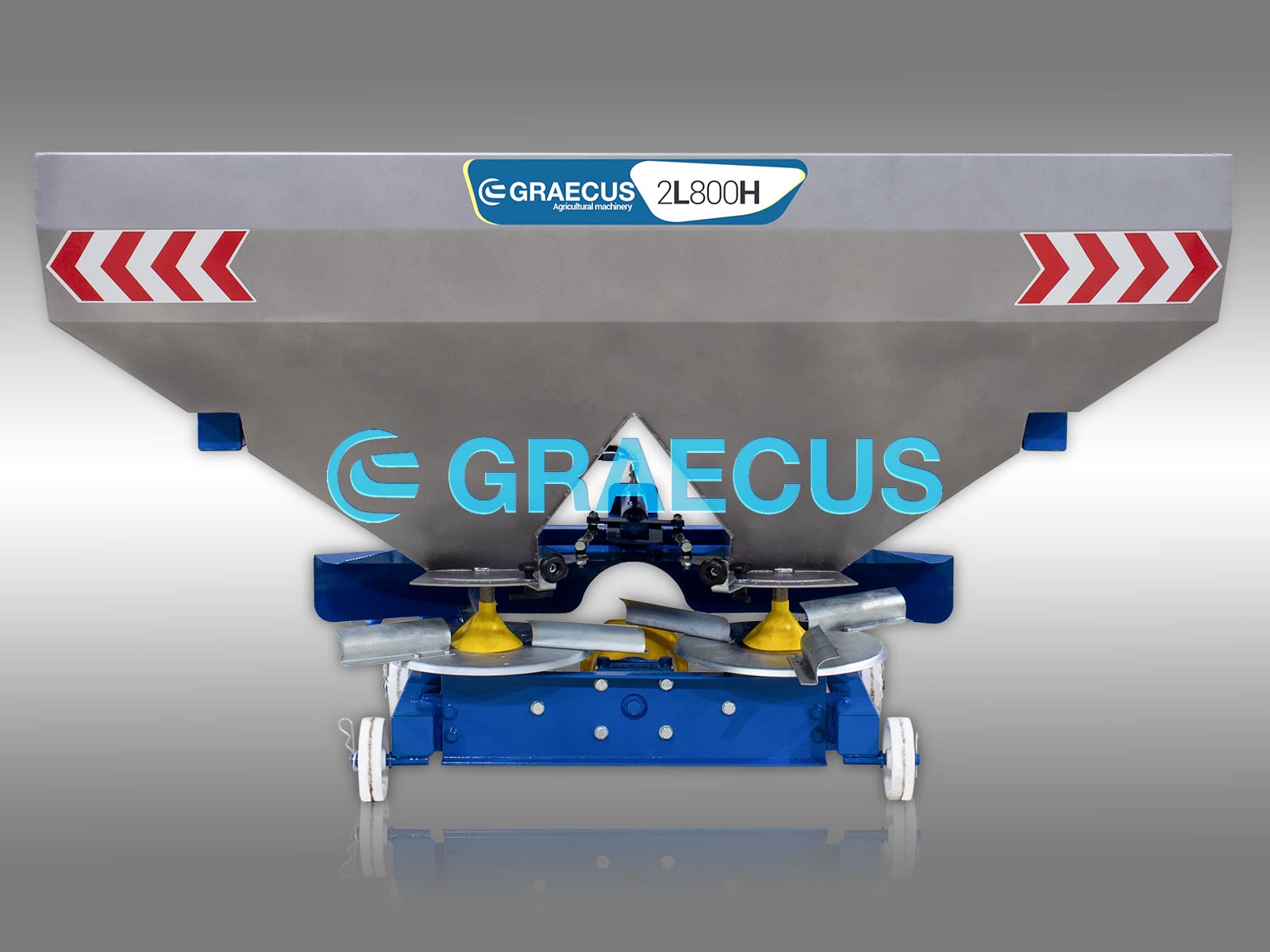 2L800H | Graecus | Λιπασματοδιανομέας με διπλή φτερωτή 