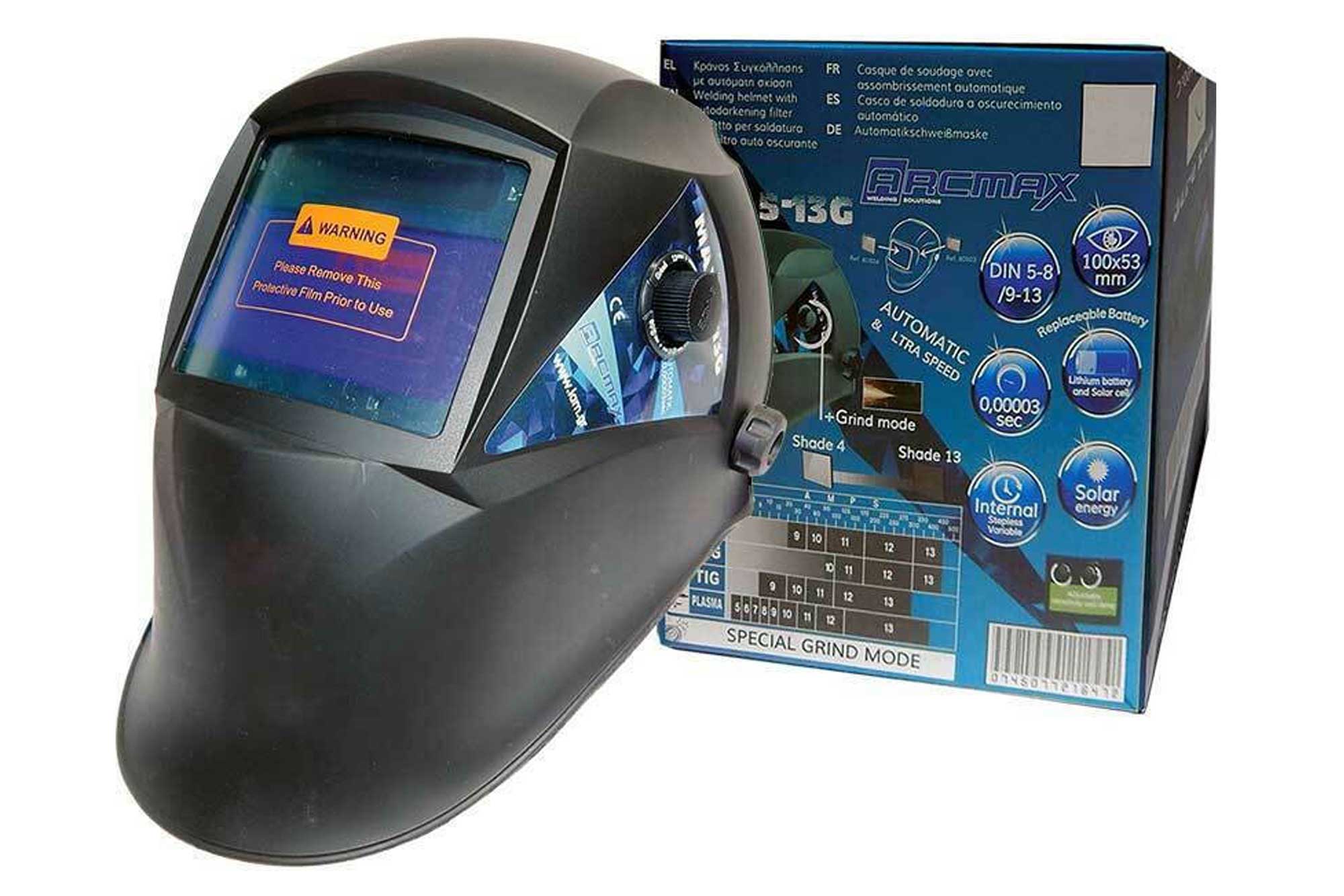 MAX 5-13G | ARCMAX | Αυτόματη Ηλεκτρονική μάσκα Ηλεκτροκόλλησης 