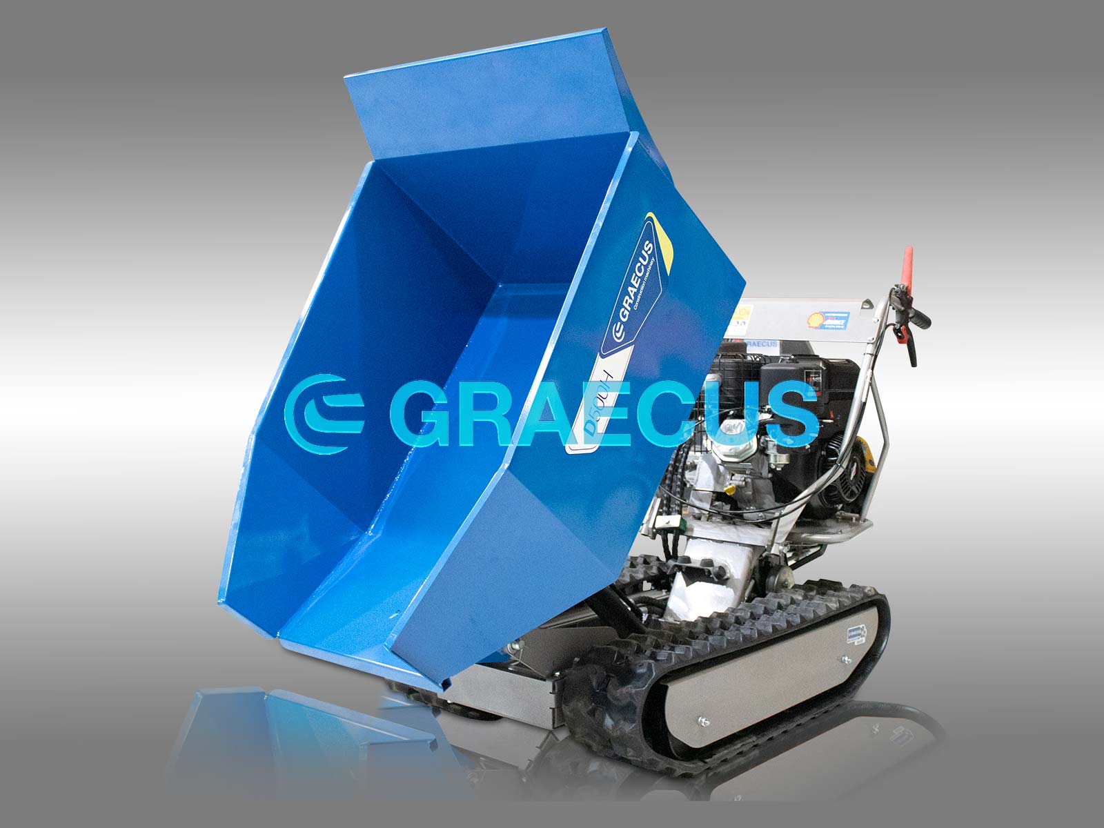 D500H | Graecus | Ντάμπερ ερπυστριοφόρο με υδραυλική ανατροπή 