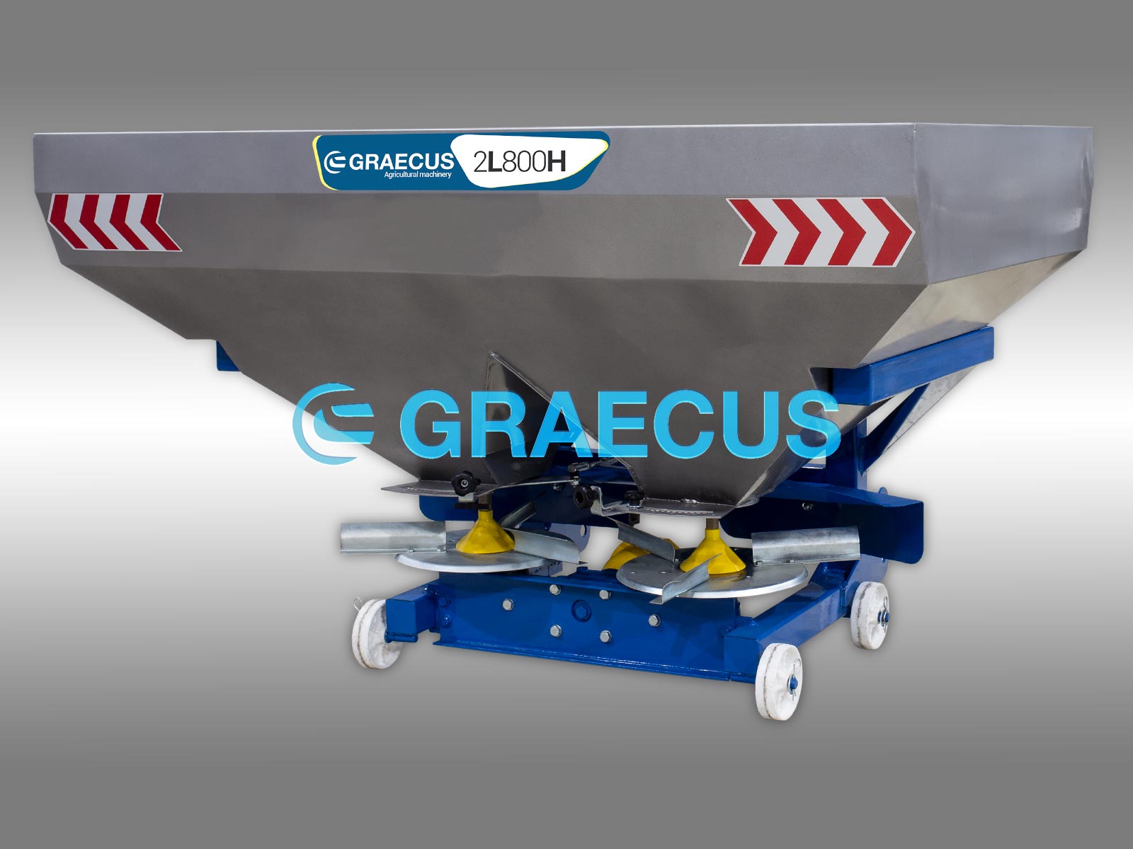 2L800H | Graecus | Λιπασματοδιανομέας με διπλή φτερωτή 