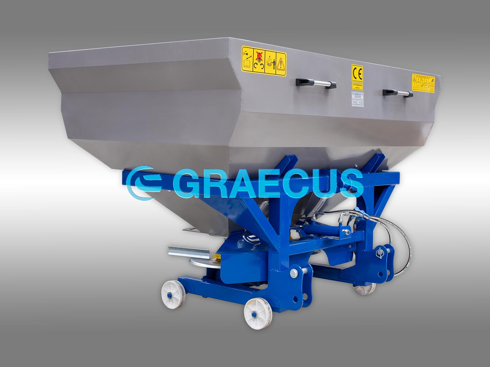 2L1200H | Graecus | Λιπασματοδιανομέας υδραυλικός με διπλή φτερωτή 