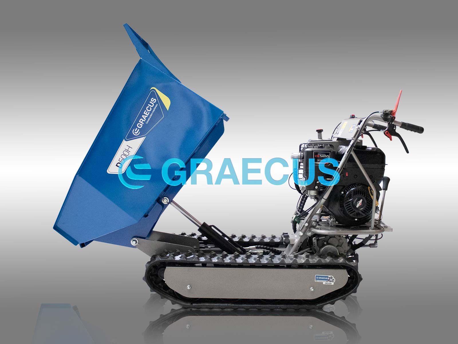 D500H | Graecus | Ντάμπερ ερπυστριοφόρο με υδραυλική ανατροπή 
