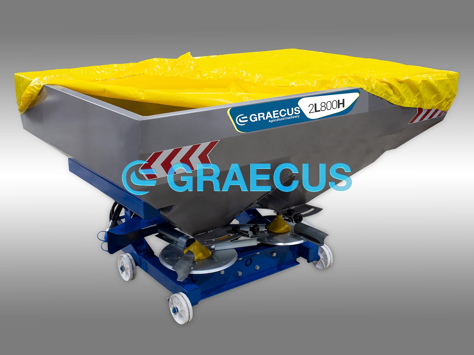 2L800H | Graecus | Λιπασματοδιανομέας με διπλή φτερωτή 