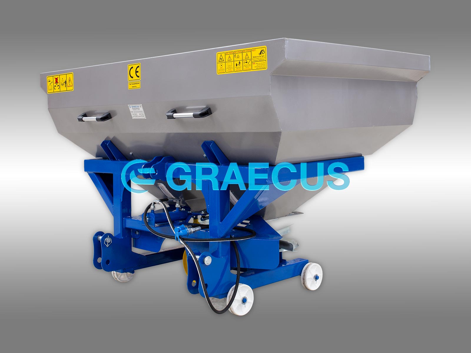 2L1000H | Graecus | Λιπασματοδιανομέας υδραυλικός με διπλή φτερωτή 