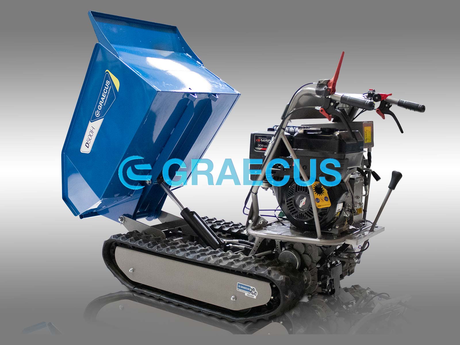 D500H | Graecus | Ντάμπερ ερπυστριοφόρο με υδραυλική ανατροπή 