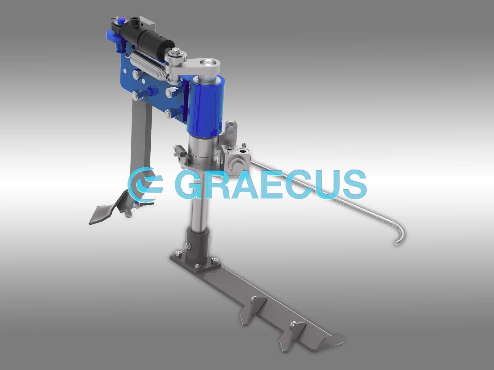 CHIMERA LAMA36-R | Graecus | Δεξί αμπελουργικό τσαπάκι 36cm με αισθητήρα και ηλεκτρουδραυλική βαλβίδα