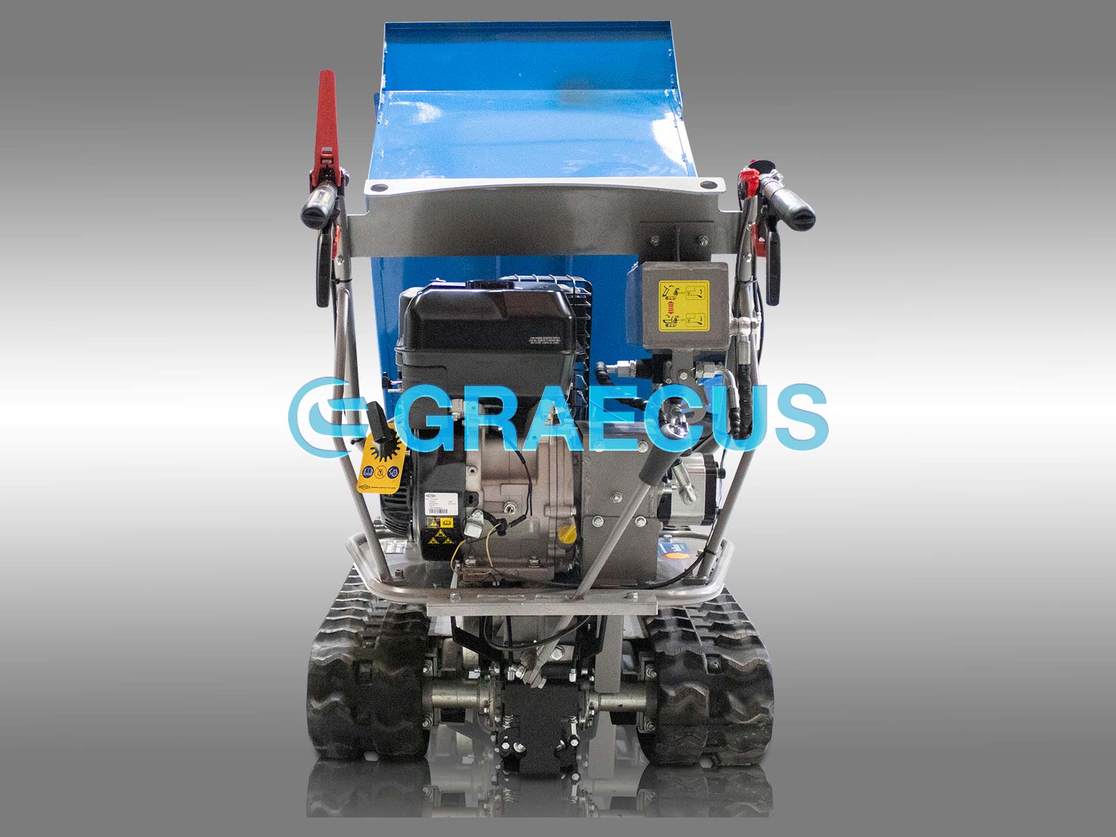 D500H | Graecus | Ντάμπερ ερπυστριοφόρο με υδραυλική ανατροπή 