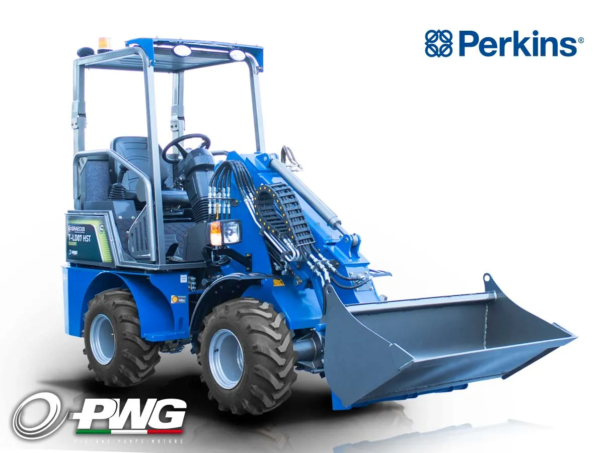 T-LD07 HST Perkins | Graecus | Μίνι τηλεσκοπικός υδροστατικός τροχοφόρος φορτωτής