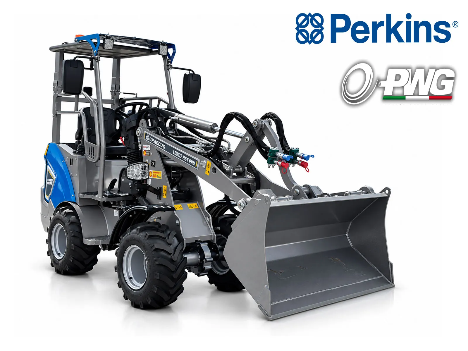 LDN07 HST PRO Perkins | Graecus | Συμπαγής σπαστός τροχοφόρος φορτωτής