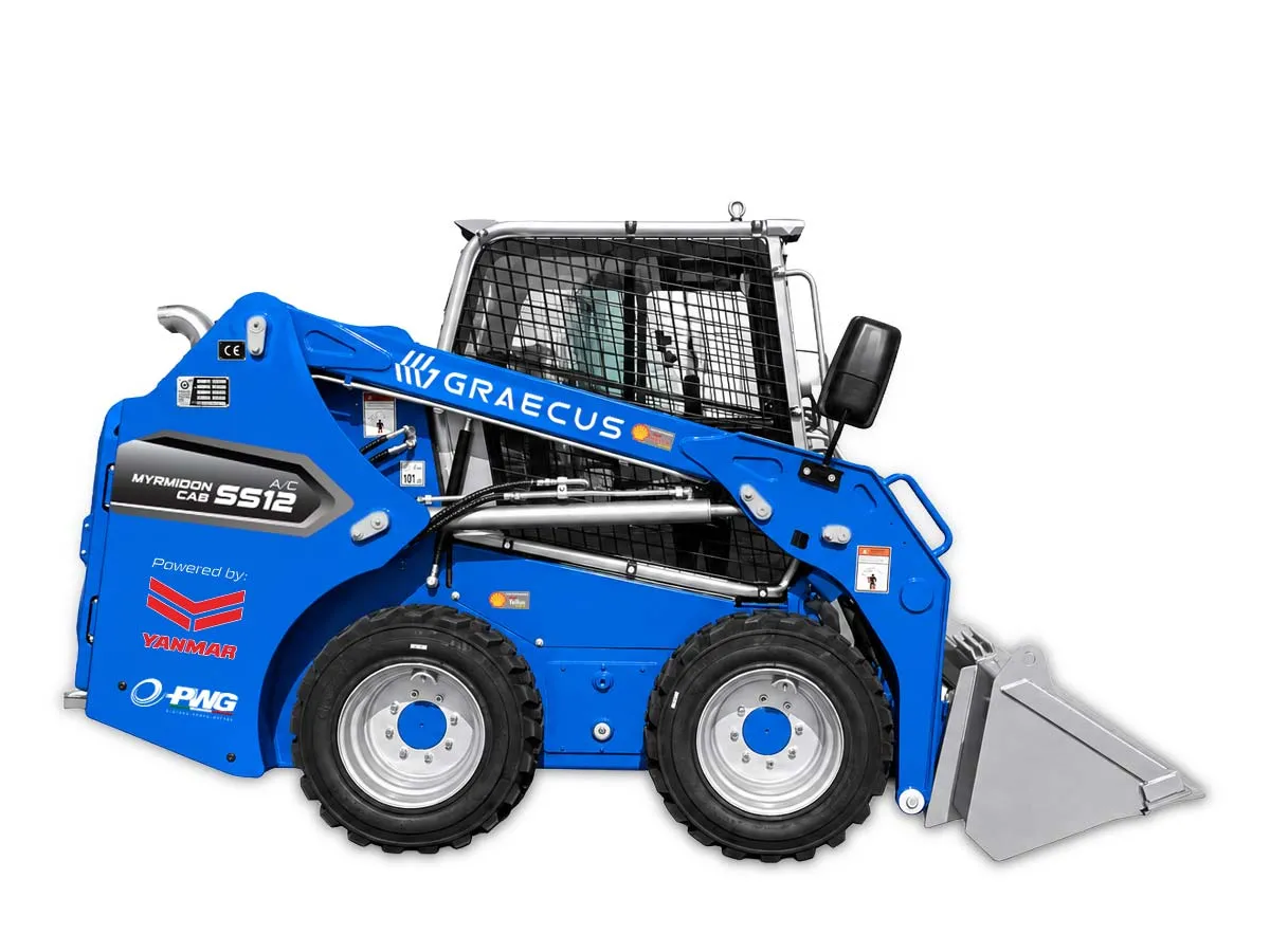 MYRMIDON SS12 Cab A/C Yanmar | Graecus | Φορτωτάκι τύπου Bobcat
