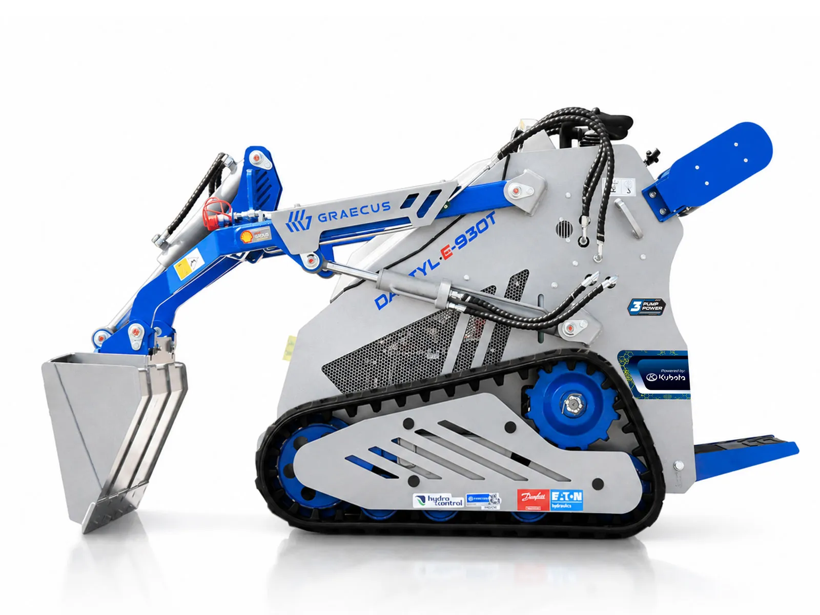 DACTYL E-930T KUBOTA | Graecus | Ερπυστριοφόρος μίνι φορτωτής