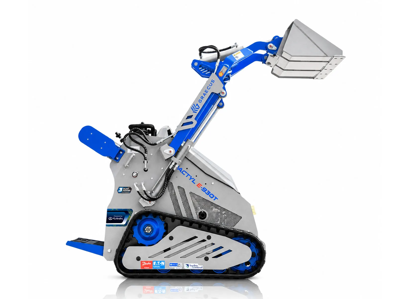 DACTYL E-930T KUBOTA | Graecus | Ερπυστριοφόρος μίνι φορτωτής