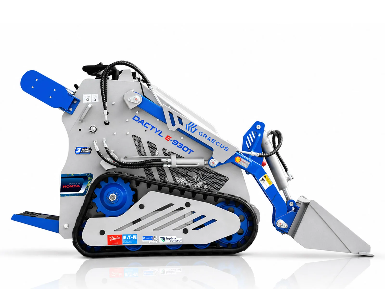 DACTYL E-930T HONDA | Graecus | Ερπυστριοφόρος μίνι φορτωτής