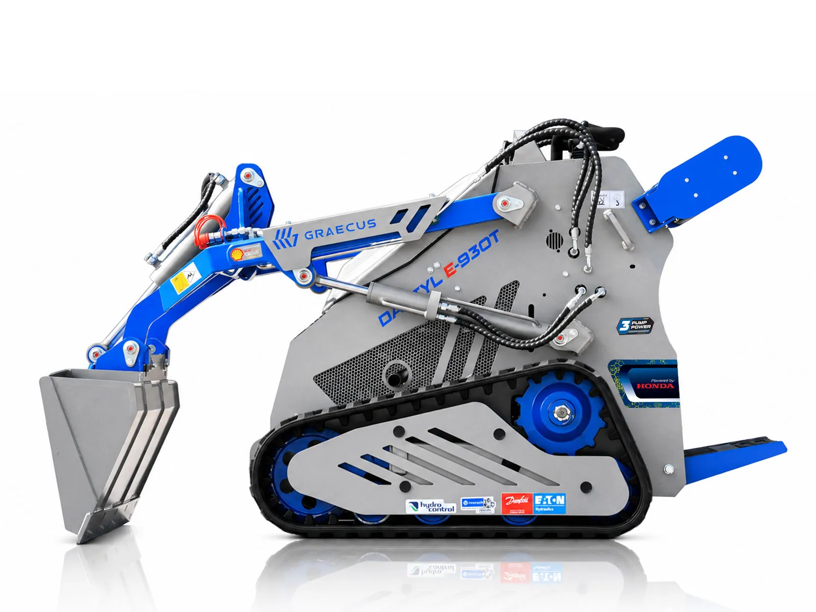 DACTYL E-930T HONDA | Graecus | Ερπυστριοφόρος μίνι φορτωτής