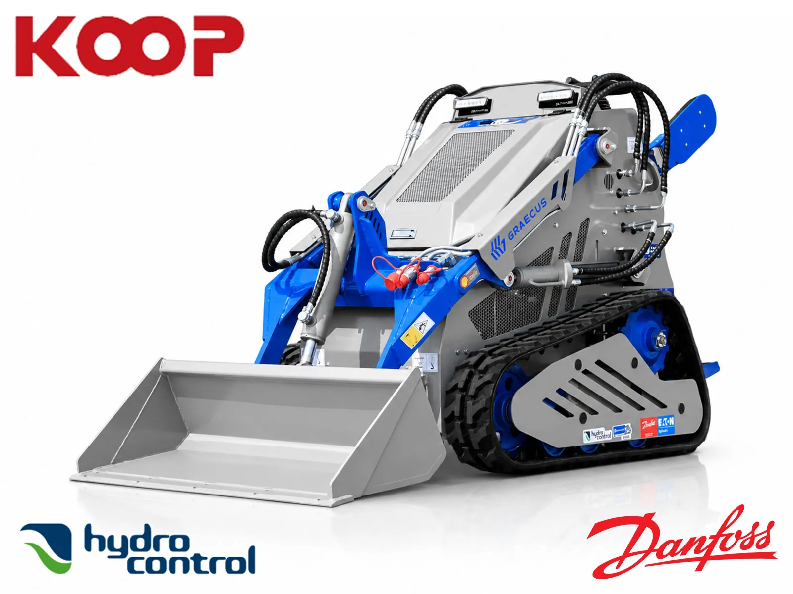 DACTYL E-930T KOOP | Graecus | Ερπυστριοφόρος μίνι φορτωτής