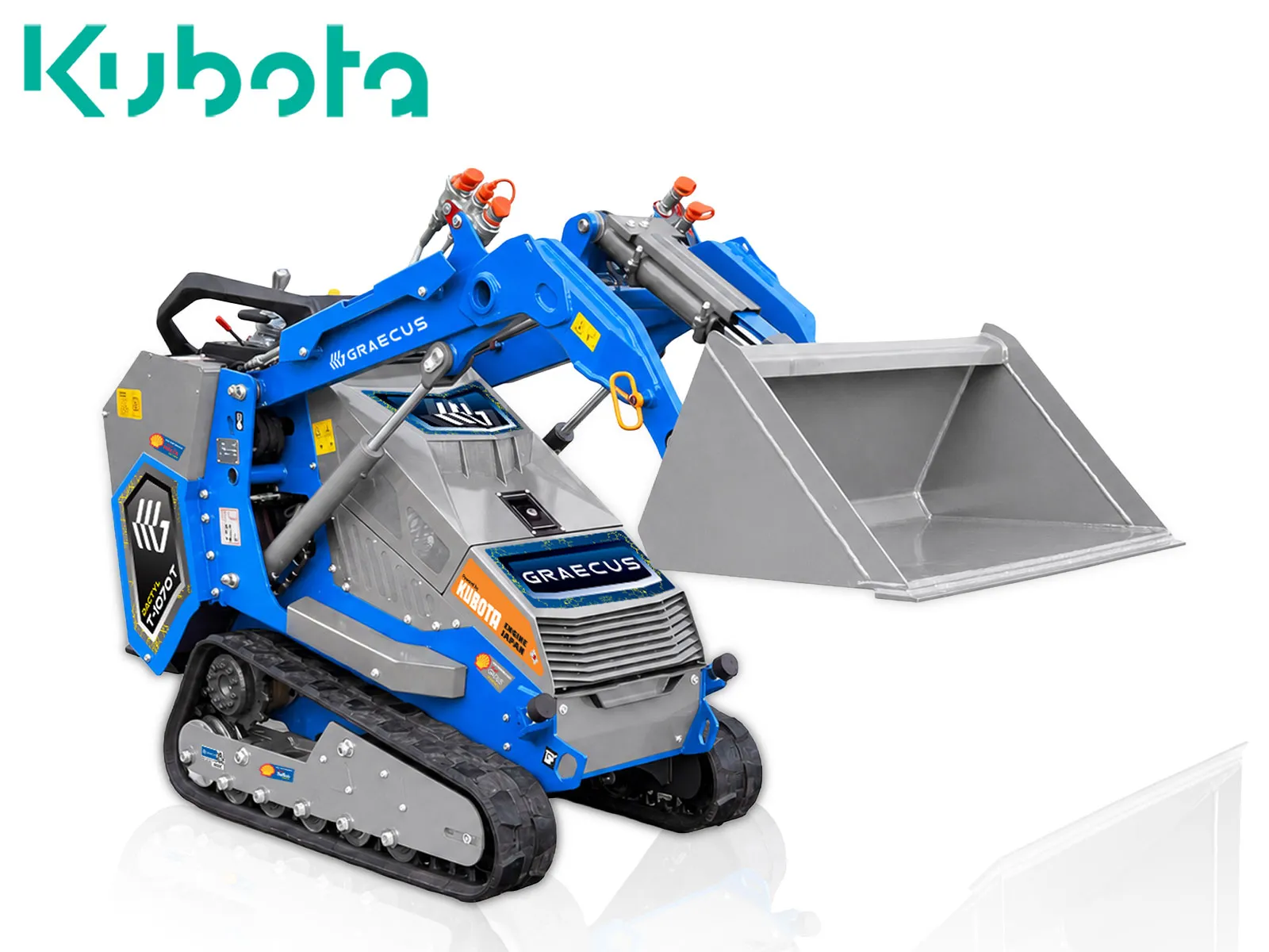DACTYL T-1070T KUBOTA | Graecus | Ερπυστριοφόρος μίνι φορτωτής