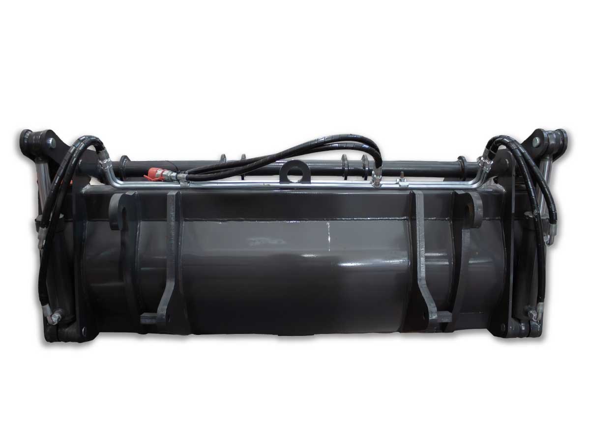 EHBC161 | Graecus | Κουβάς με αρπάγη κροκόδειλο 1640mm με 2 μπουκάλες και Eurohitch για σύνδεση σε φορτωτή, διαβολάκι, τρακτέρ με φορτωτή