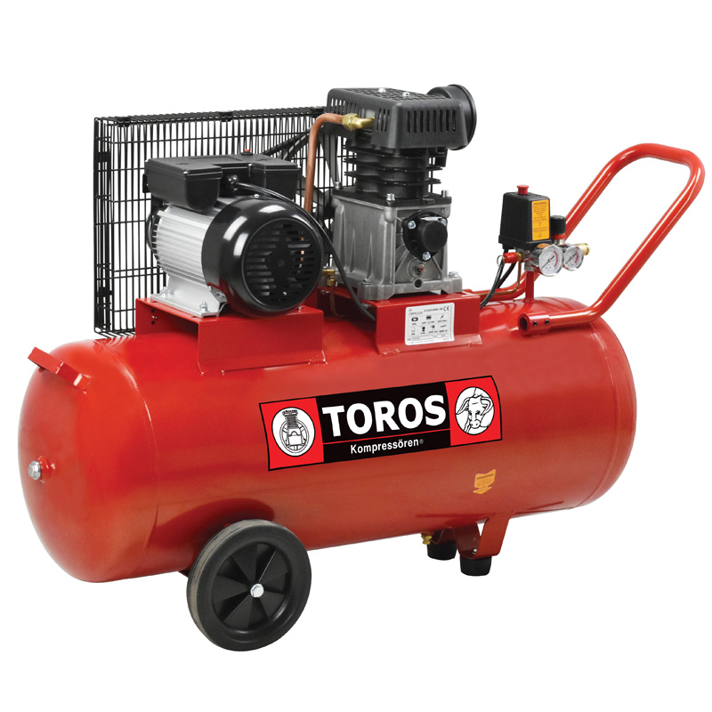 TOROS | Αεροσυμπιεστής Με Ιμάντα 100LT/3HP 230V