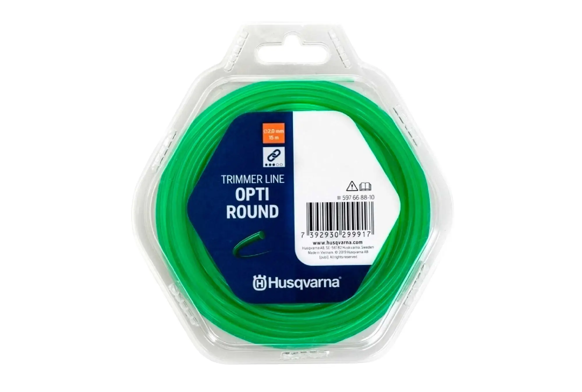 Opti Round | Husqvarna | Μεσινέζα 2.0mm X 15m (597668810)