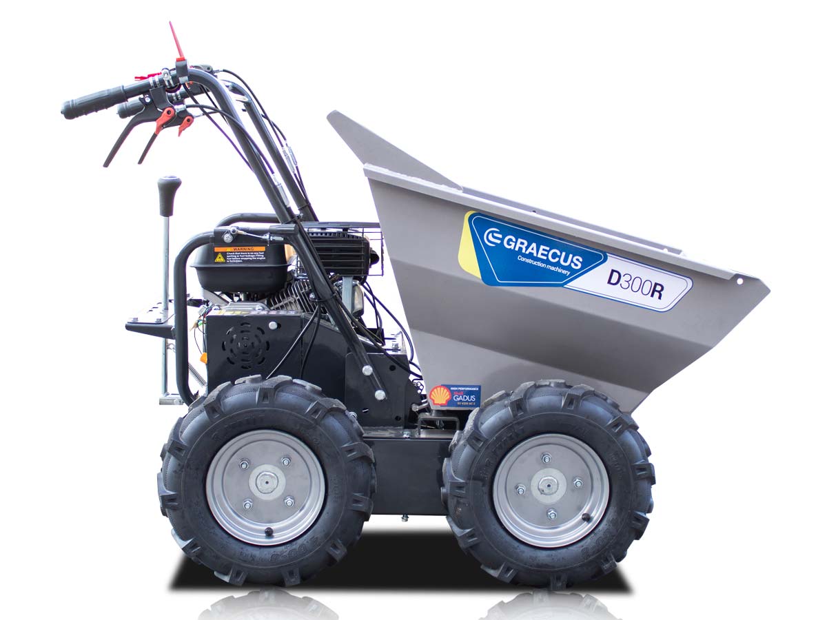 D300R | Graecus | Ντάμπερ τροχήλατο με μηχανική ανατροπή 