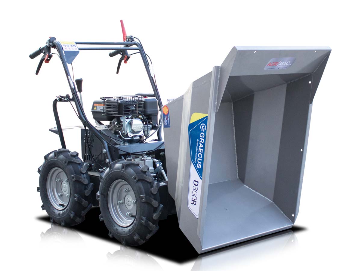 D300R | Graecus | Ντάμπερ τροχήλατο με μηχανική ανατροπή 