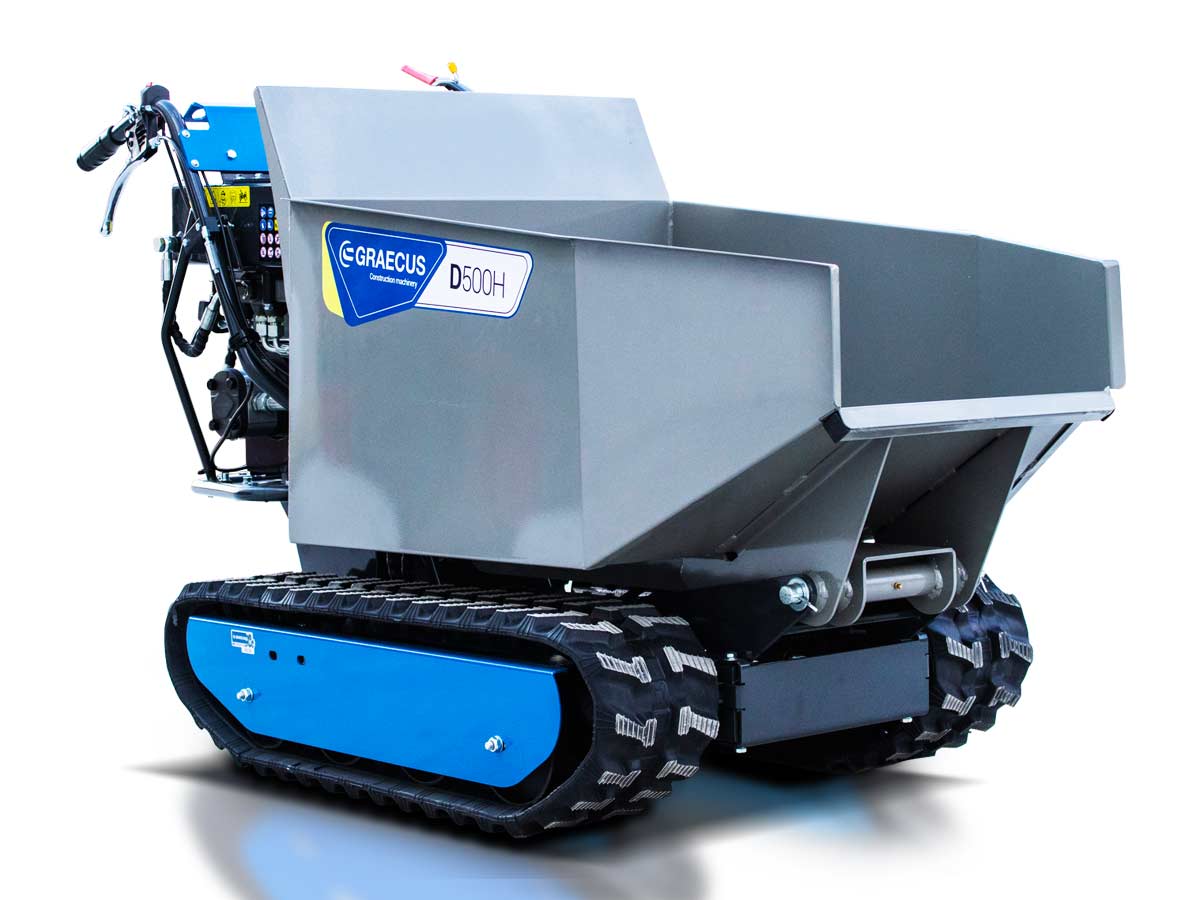 D500H | Graecus | Ντάμπερ ερπυστριοφόρο με υδραυλική ανατροπή 