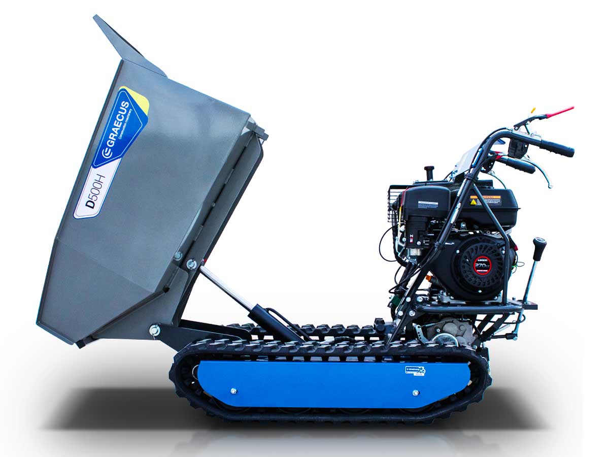 D500H | Graecus | Ντάμπερ ερπυστριοφόρο με υδραυλική ανατροπή 