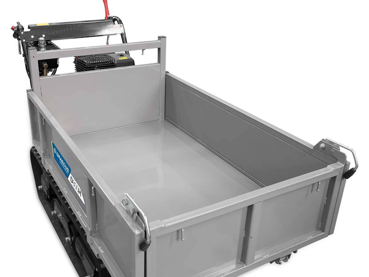 D800H | Graecus | Ντάμπερ ερπυστριοφόρο με υδραυλική ανατροπή 