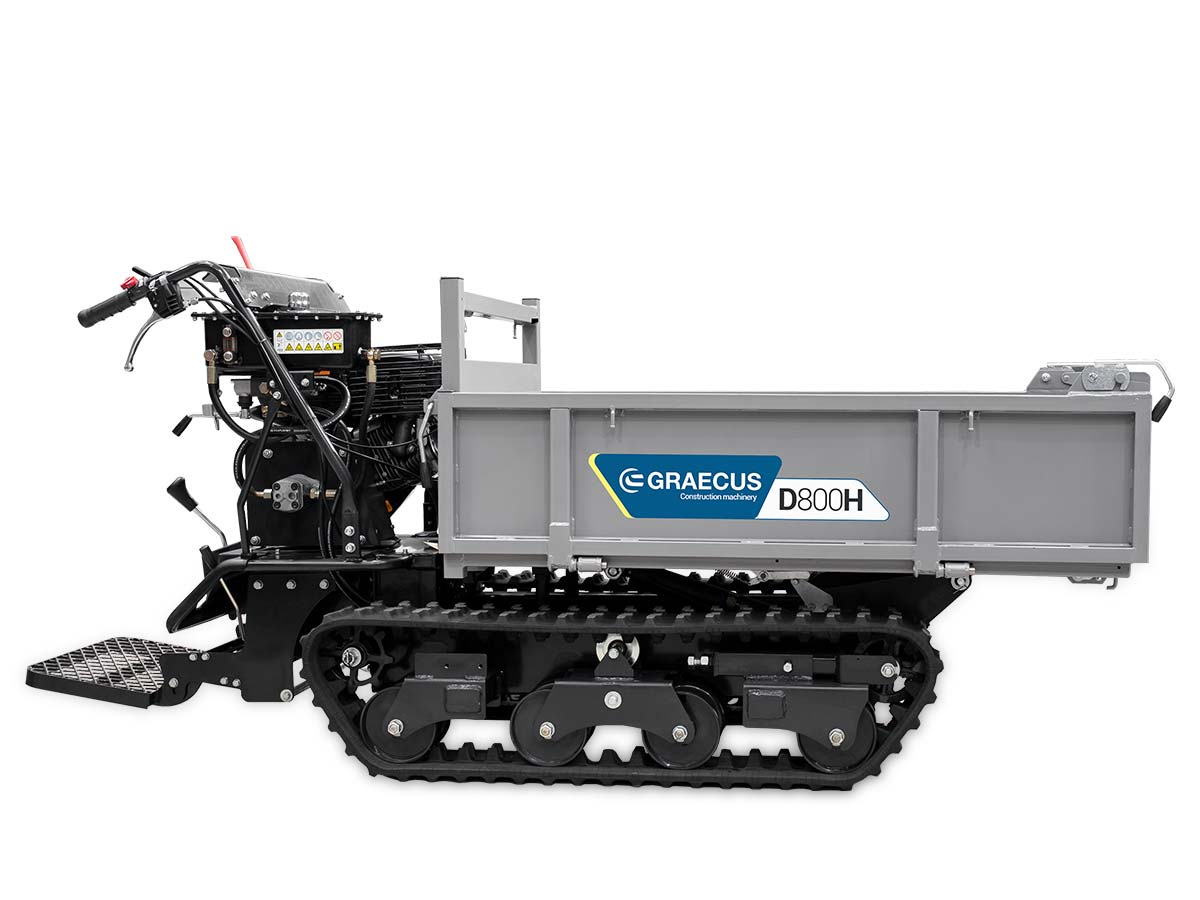 D800H | Graecus | Ντάμπερ ερπυστριοφόρο με υδραυλική ανατροπή 