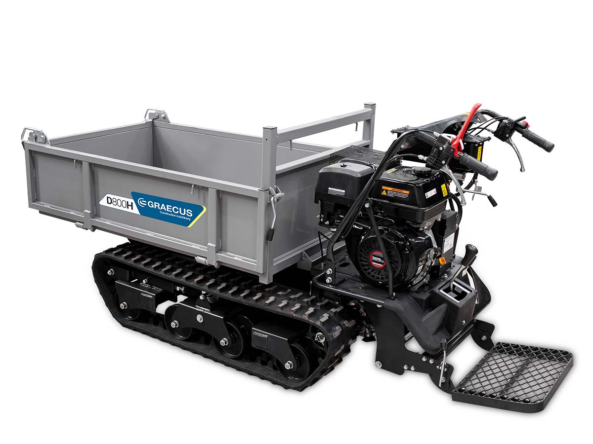 D800H | Graecus | Ντάμπερ ερπυστριοφόρο με υδραυλική ανατροπή 