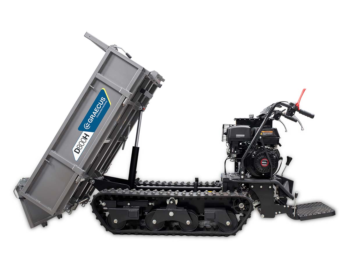 D800H | Graecus | Ντάμπερ ερπυστριοφόρο με υδραυλική ανατροπή 