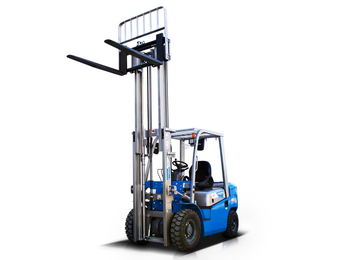 FD20 | Graecus | Κλάρκ 2.0Τ diesel | Duplex 3000mm | υδραυλική πλάγια μετατόπιση | πιρούνια 1220mm