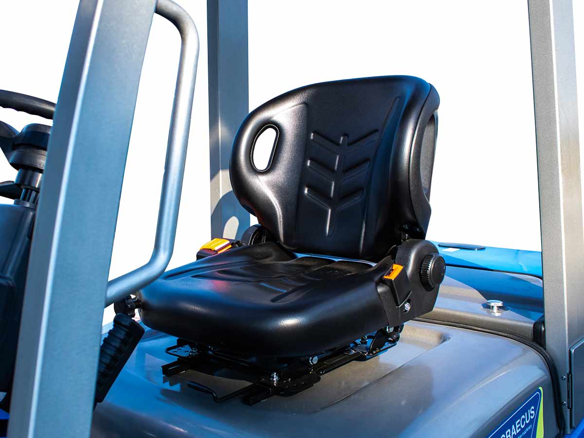 FE20-Lithium | Graecus | Κλάρκ 2.0Τ ηλεκτρικό με μπαταρία λιθίου | Duplex 3000mm | Υδραυλική πλάγια μετατόπιση | Πιρούνια 1220mm 