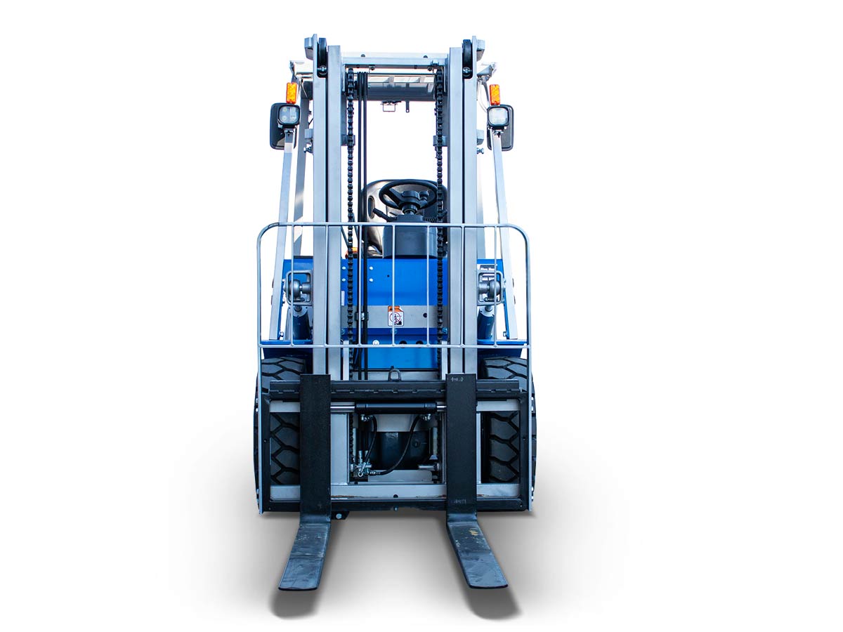 FE25-Lithium PRO | Graecus | Κλάρκ 2.5Τ ηλεκτρικό με μπαταρία λιθίου | Triplex 4500mm | Υδραυλική πλάγια μετατόπιση | Πιρούνια 1220mm 