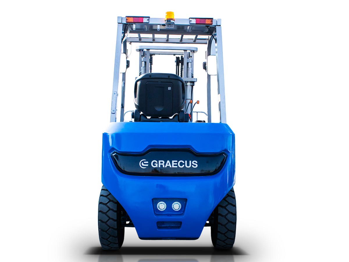 FE25-Lithium PRO | Graecus | Κλάρκ 2.5Τ ηλεκτρικό με μπαταρία λιθίου | Triplex 4500mm | Υδραυλική πλάγια μετατόπιση | Πιρούνια 1220mm 