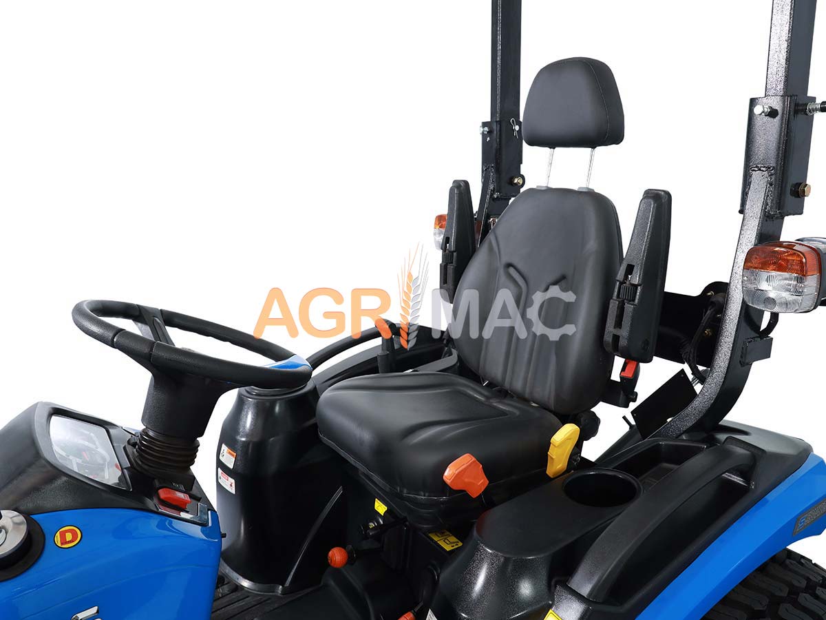 SOLIS – YANMAR H26HST PRO | Τρακτέρ μικρό | Μίνι αμπελουργικό δενδροκομικό | Κινητήρας Mitsubishi | Συνδιασμός με μπροστινό κουβά FL400pro