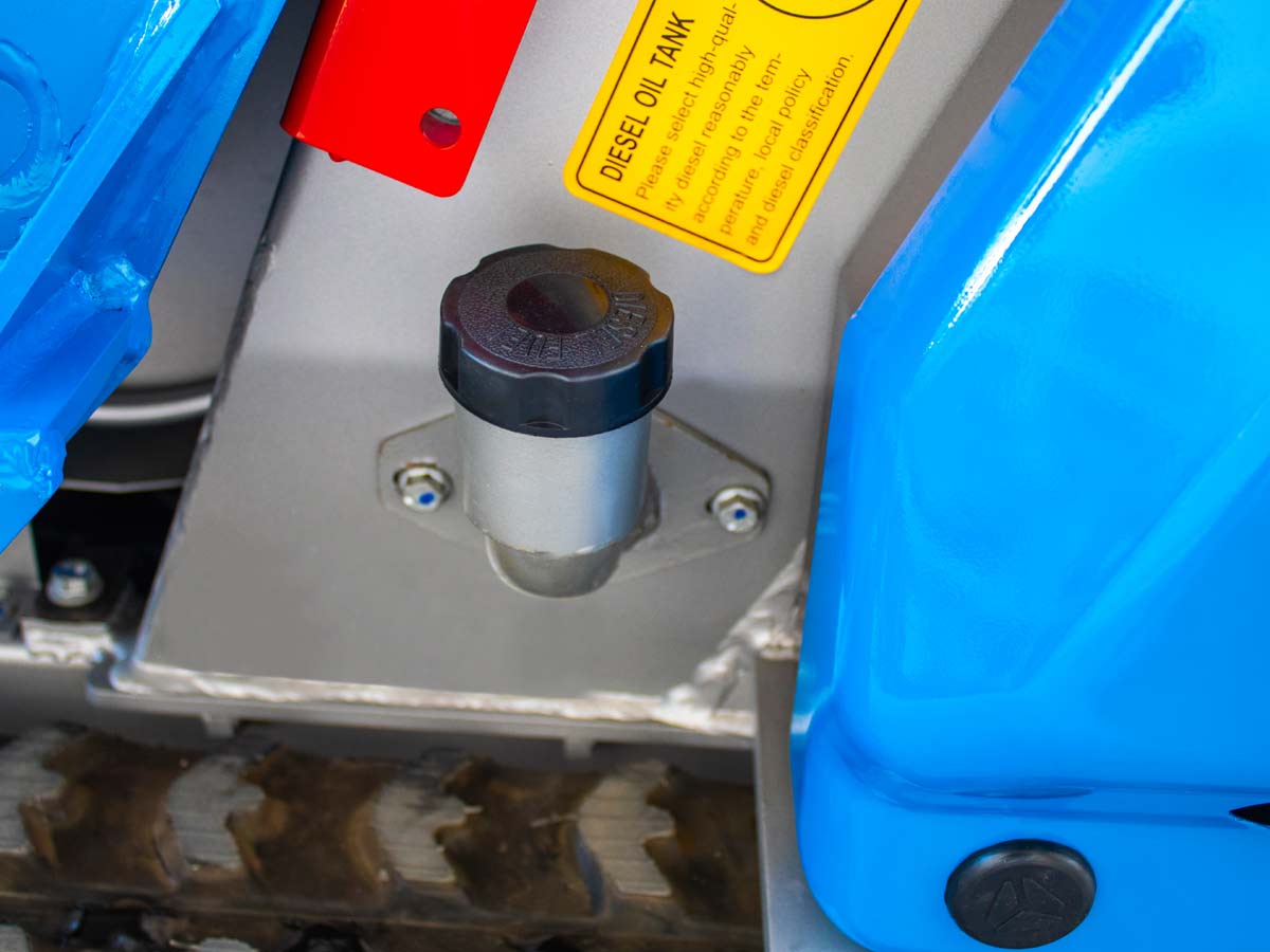 HT800FL | Graecus | Ντάμπερ Diesel, υδροστατικό με φορτωτή και υψηλή ανατροπή 800kg 